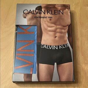 Calvin Klein Blue Boxer Briefs